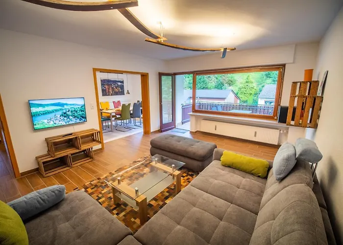 Rheintal-Ferien - 90 Qm Ferienwohnung Mit Wine & Style - Dein Urlaub Am Rhein